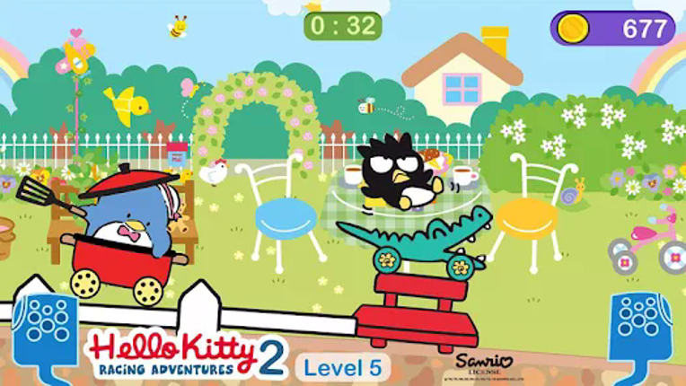 Hello Kitty games - car game screenshot
