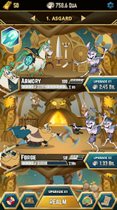 Viking Gods - Idle Tap Game screenshot