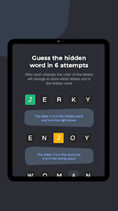 Wordly - unlimited word game screenshot