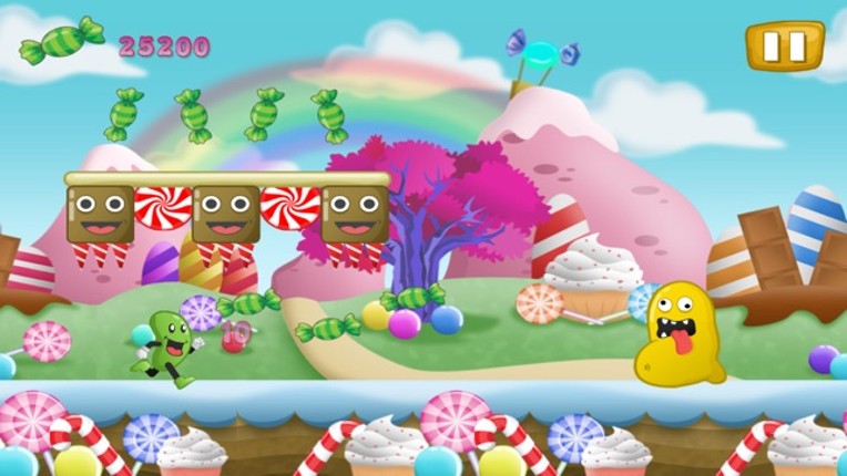 Jelly-Bean Run-ner Flop and Jump Candy Land Escape Image