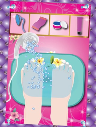 Princess Manicure &amp; Pedicure - Nail art design and dress up salon game screenshot