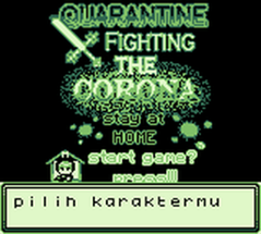 Quarantine fighting the corona (GB STUDIO) Image