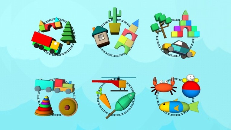 3D Baby Blocks Train games IXL screenshot