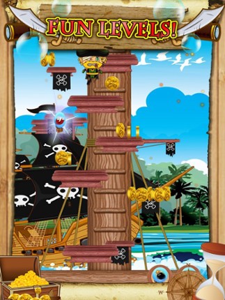 Awesome Pirate Jump Crazy Adventure Game by Super Jumping Games FREE screenshot