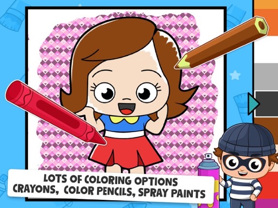 Baby Town - Coloring Games 2+ screenshot