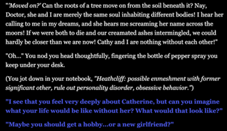 Brontë Family Therapist screenshot