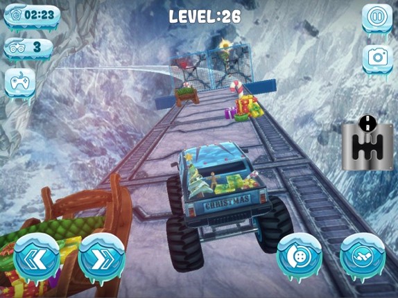 Chrismas Mountin Monster Truck Image