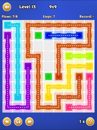 Connect xD — Match dots by color game screenshot