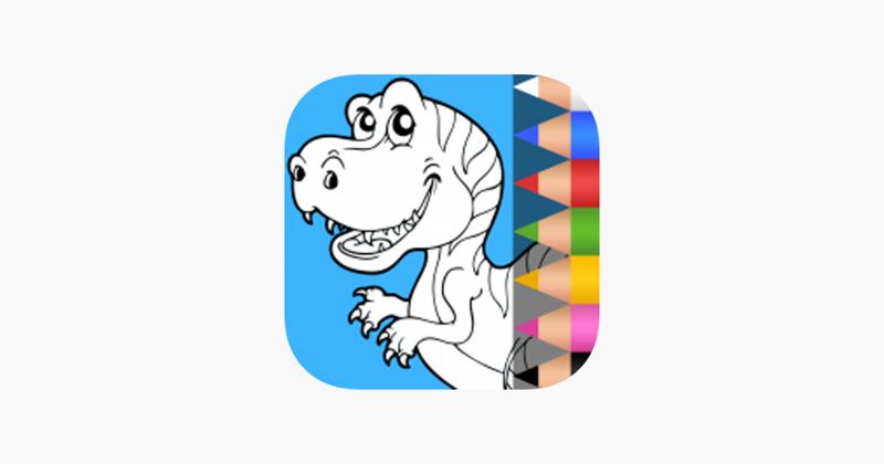 Dinosaurs world, Coloring Book Image