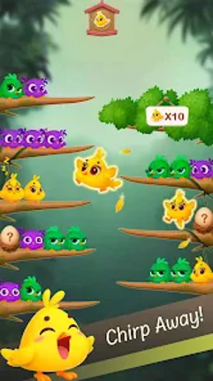 Chirpy Sort: Bird Color Puzzle Image