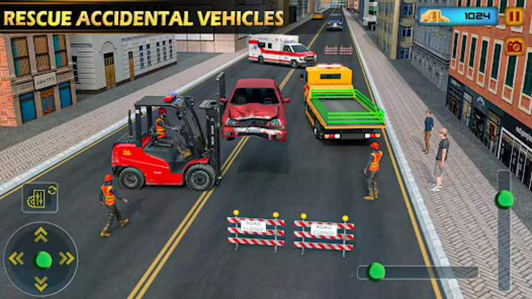 Crane Driving Simulator Game Image