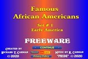 Games like Famous African Americans - Set 1