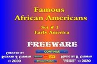 Famous African Americans - Set 1 Image