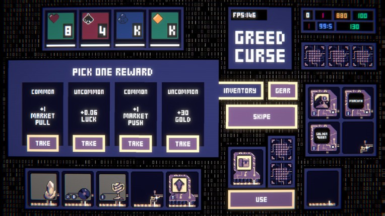Greedcurse screenshot