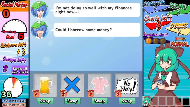 Hina-chan's Sticker Survival screenshot