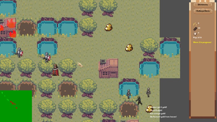 Medieval war simulator RTS screenshot