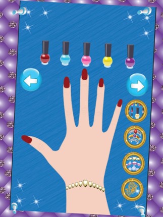 Princess Manicure &amp; Pedicure - Nail art design and dress up salon game screenshot
