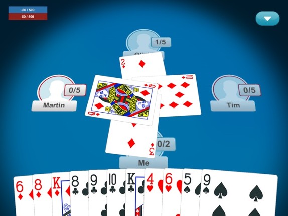 Spades Hollywood : Trick-Taking Card Game screenshot
