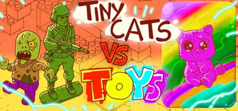 Tiny Cats vs Toys Image
