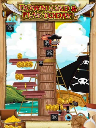 Awesome Pirate Jump Crazy Adventure Game by Super Jumping Games FREE Image