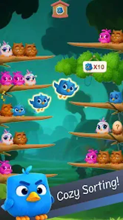 Chirpy Sort: Bird Color Puzzle Image