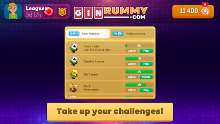 GinRummy.com : The reference screenshot