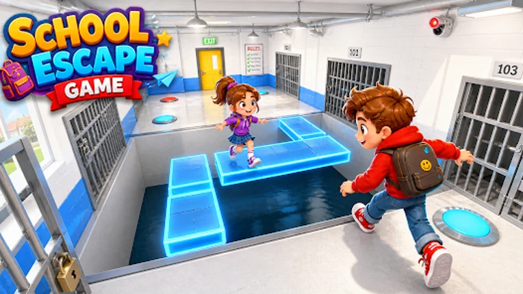 Obby School Escape Game 3d screenshot