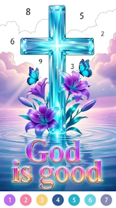 Bible Color - Color By Number Image