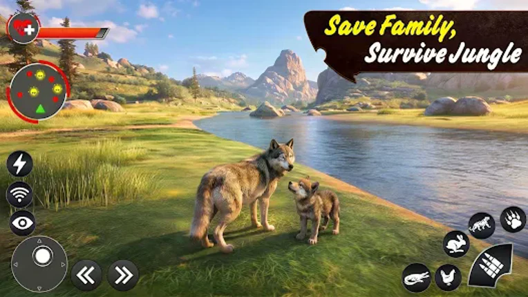 Wolf Simulator: Wild Life 3D screenshot