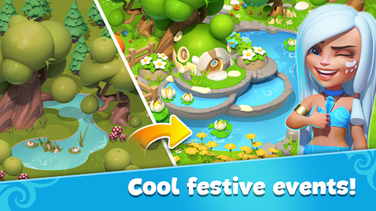 Gemmy Lands: Match 3 Games Image