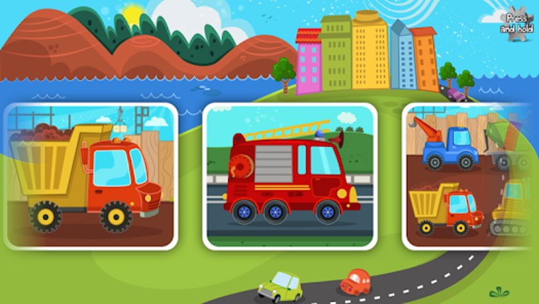Cars & Trucks Puzzle for Kids screenshot