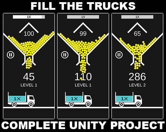 Fill The Trucks - Unity Source Code With AdMob Ads Image