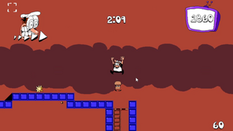 Pizza Tower Level editor V1 Early test build moveset port screenshot