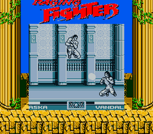 Raging Fighter (アウトバースト) SGB Enhanced (Super Game Boy) screenshot