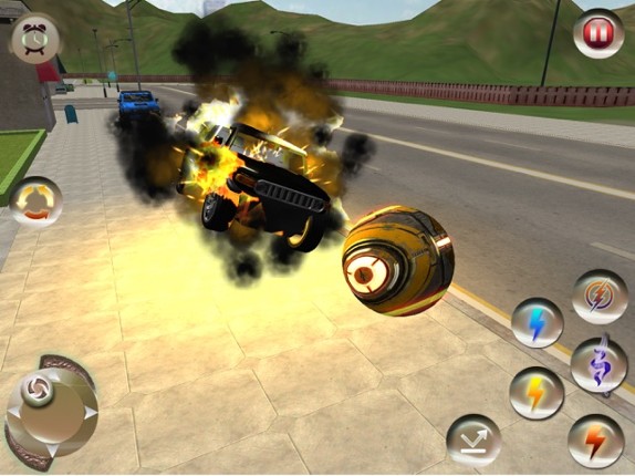 Robot Ball Transformation Image