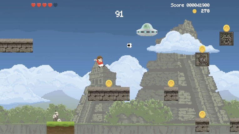 Soccerboy vs Aliens screenshot