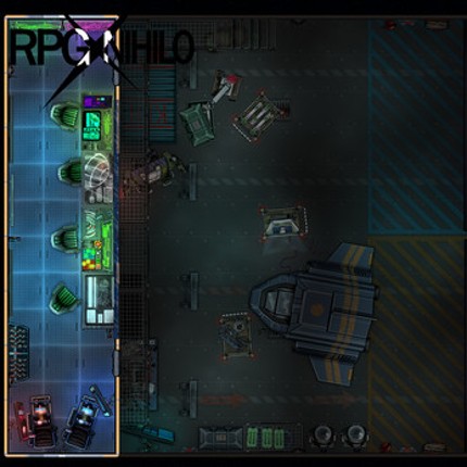 Space Station Shuttle Bay (19x12) Modern Battle Map Image