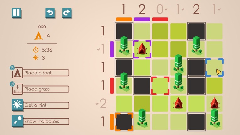 Tents & Trees screenshot