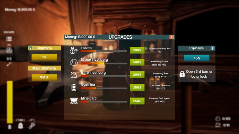 A Game About Mining Rocks screenshot