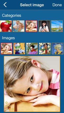 Cool tile puzzle - Free edition with cute images of family, flower, kids, nice girls, famous cities and  beautiful waterfall screenshot