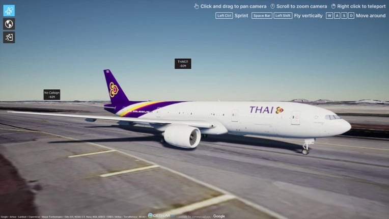 FlightTracker3D screenshot