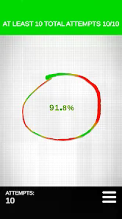 Draw Perfect Circle Challenge screenshot