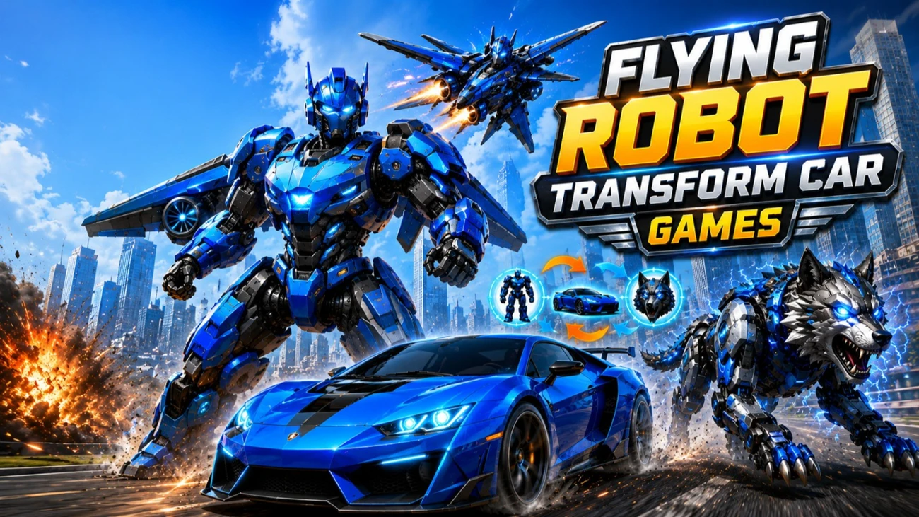 Games like Flying Robot Transform Car Games