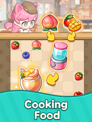 Merge Cat Cafe: Deco screenshot