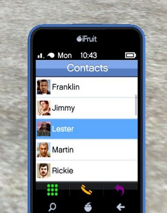 Lester Crest Phone Contact Photo Replacement for GTA V (PC ONLY) screenshot