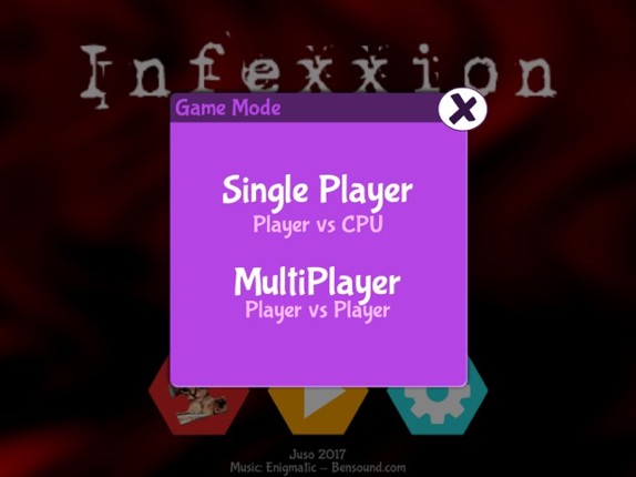 Infexxion - hexagonal board game screenshot