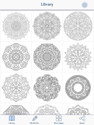 Mandala Coloring Pages Book screenshot