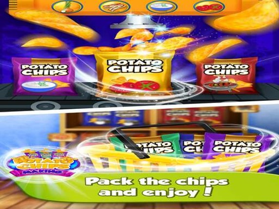 Potato Chips Making Image