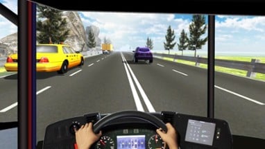 Racing In Bus - Traffic Racer Image