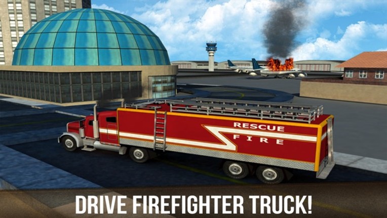 Real Airport Truck Driver: Emergency Fire-Fighter Rescue screenshot